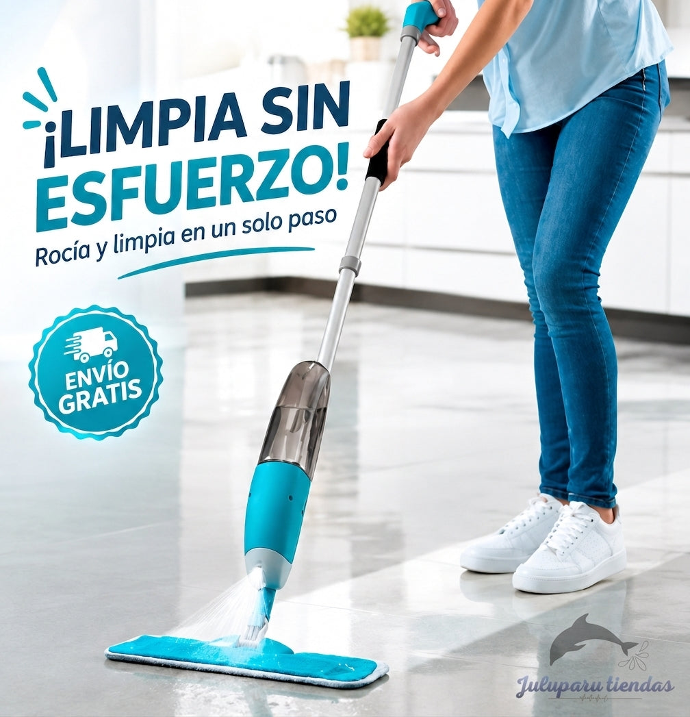 🧼 Mopa con Rociador - Limpia Más, Esfuérzate Menos!!!